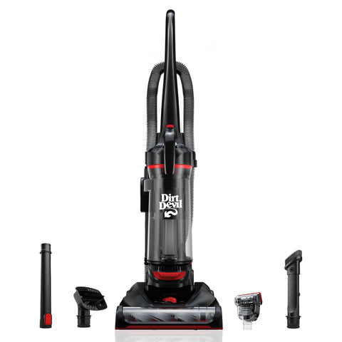 Dirt Devil Multi-Surface Total Pet+ upright vacuum cleaning carpet and hard floors efficiently