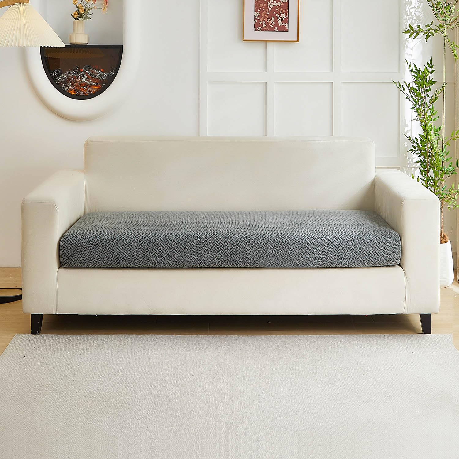 Disayu 360-degree protection couch cover guards against spills and pet hair.