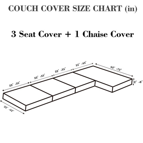 Disayu sofa cover showcases soft-stretch fabric and flexible fit.