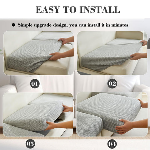 Disayu wrinkle-resistant cover for smooth sofa appearance