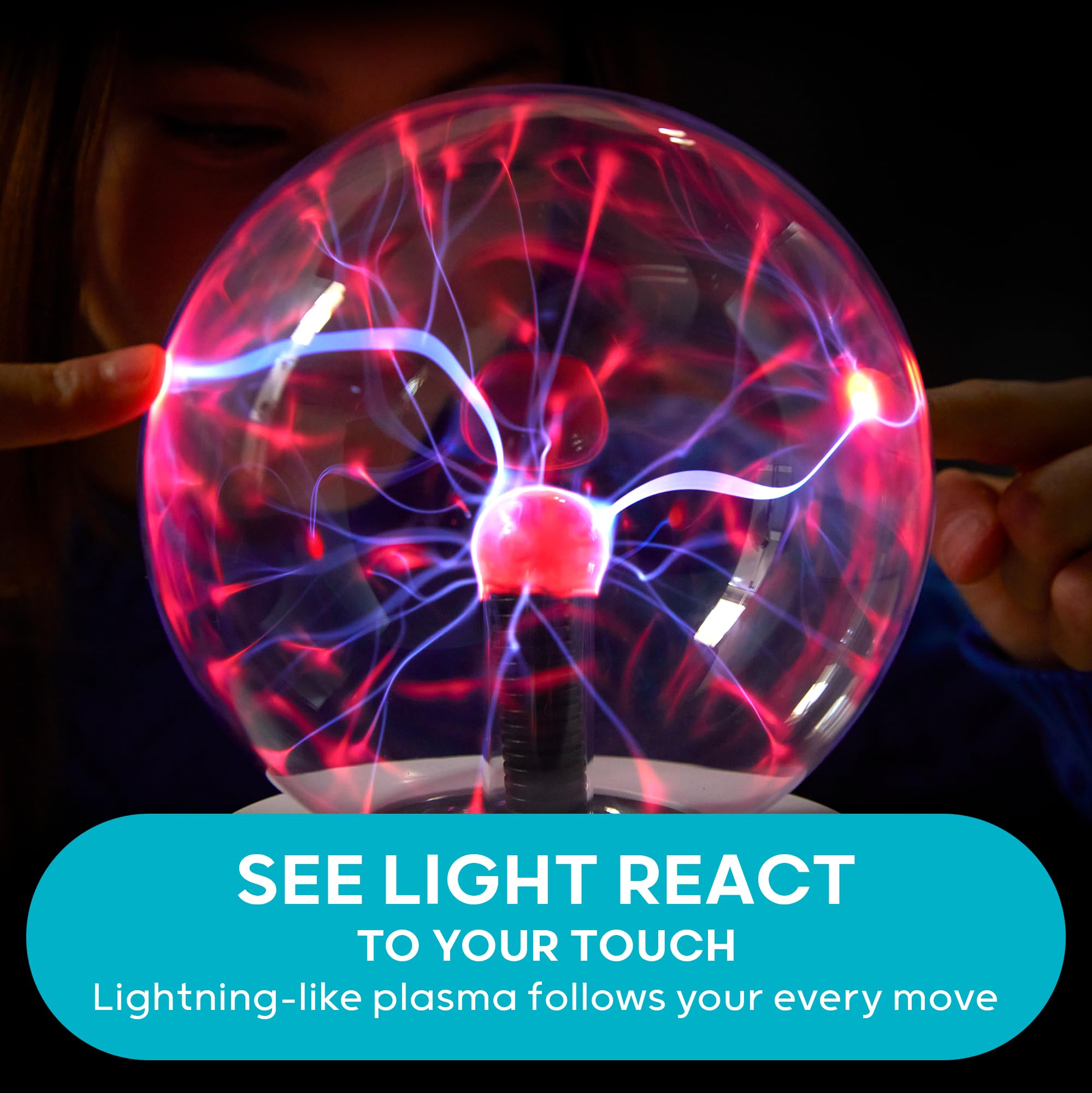 Discovery Plasma Globe core powers vibrant plasma effects