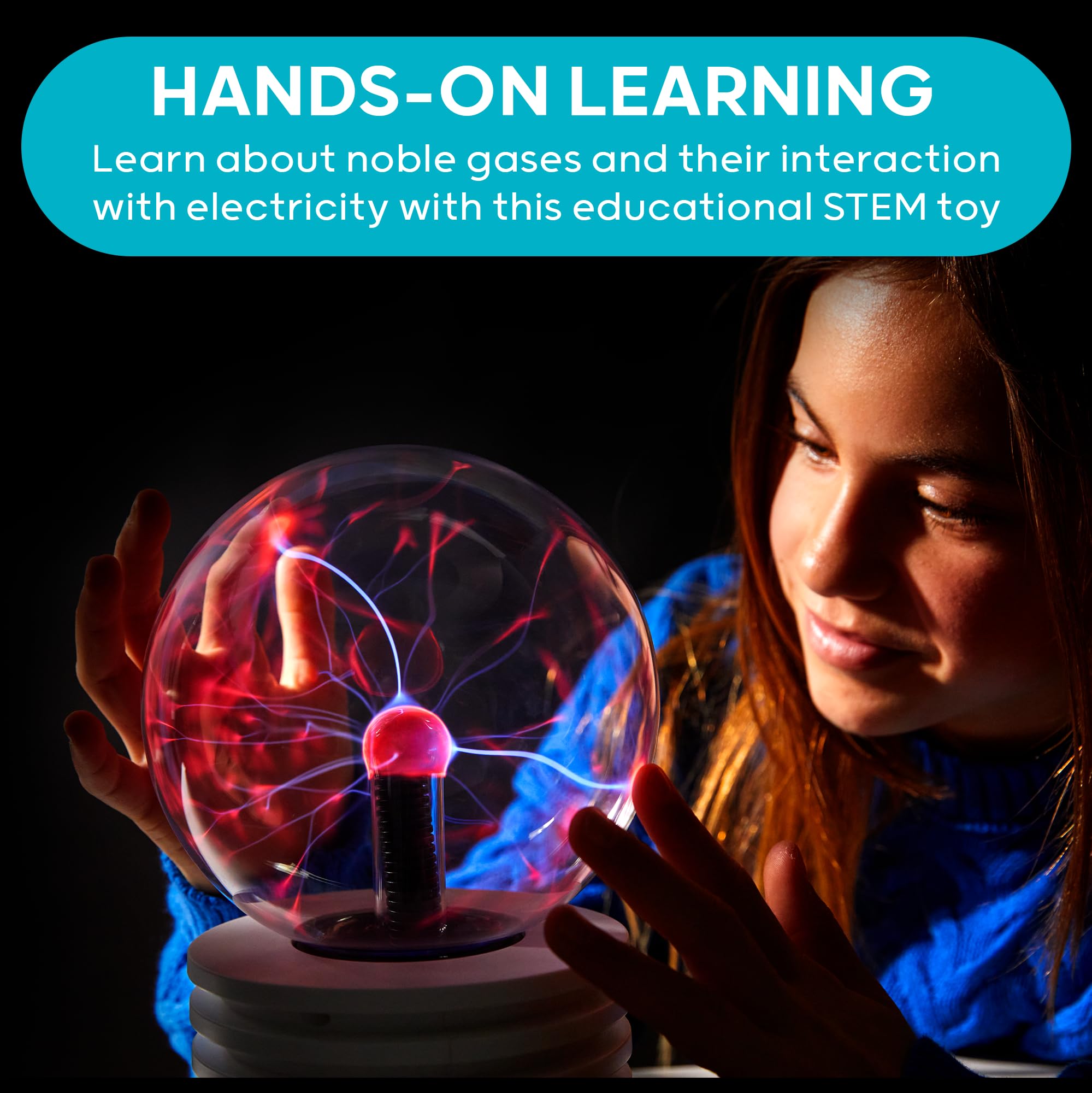Discovery Plasma Globe decor piece with educational flair for desks and shelves