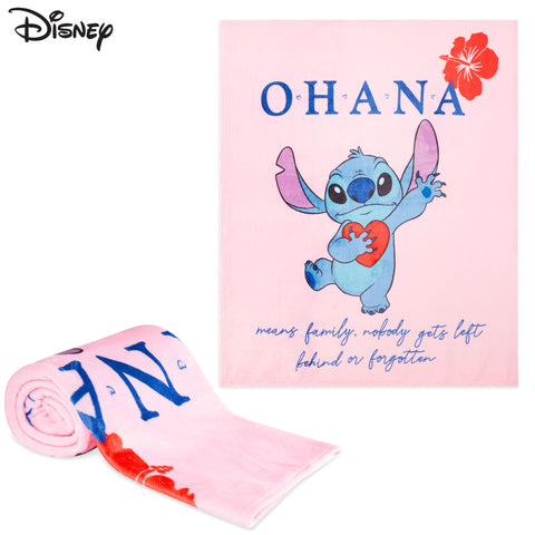 Disney Stitch throw blanket makes a charming gift for Disney fans.