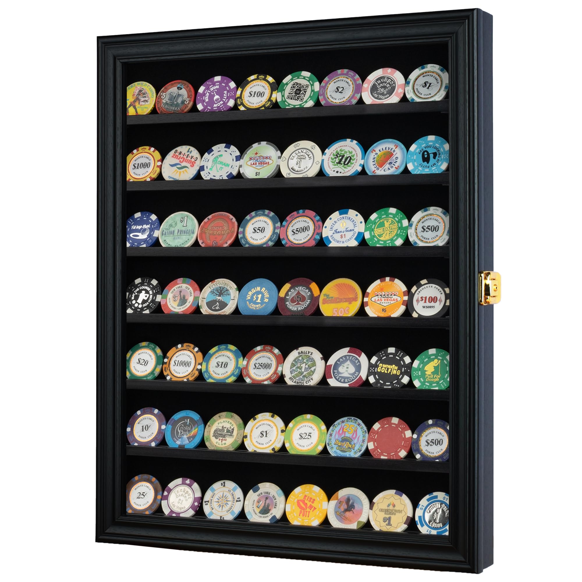 DisplayGifts 98% UV protection helps preserve coin colors and appearance.