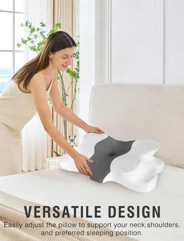 DISSA pillow with open-cell foam offers durable, breathable comfort