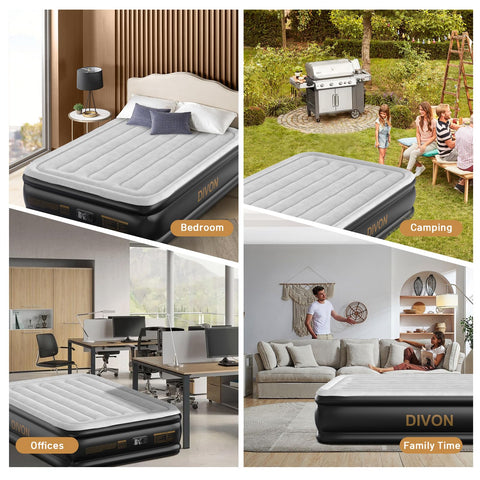 DIVON air mattress 30 percent thicker PVC for durability