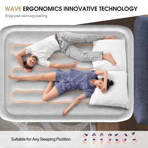 DIVON air mattress full wave pattern surface for comfort
