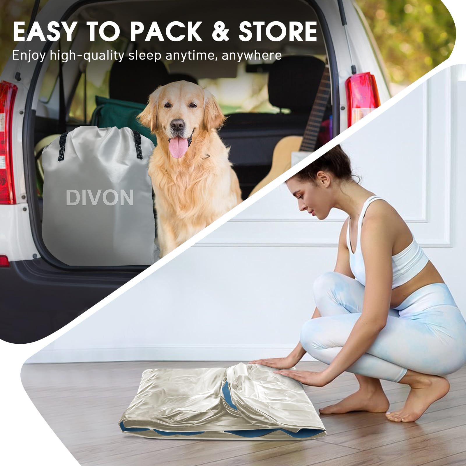 DIVON guest-ready setup suitable for indoor and outdoor use.