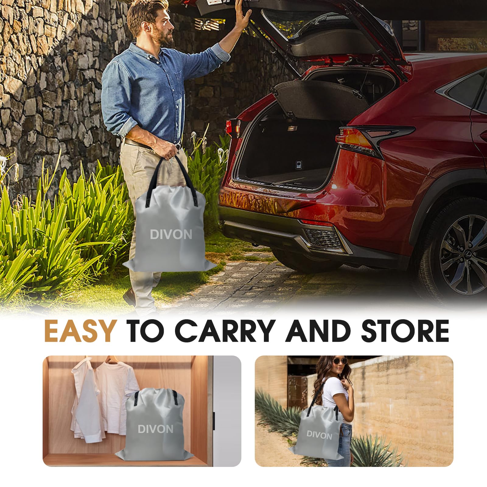 DIVON waterproof suede topper adds a soft touch and easy cleaning