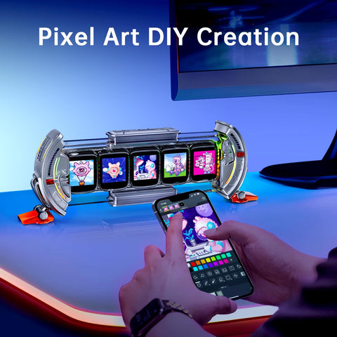 Divoom Times Gate animation-and-text visuals for dynamic, personalized pixel art on your desk