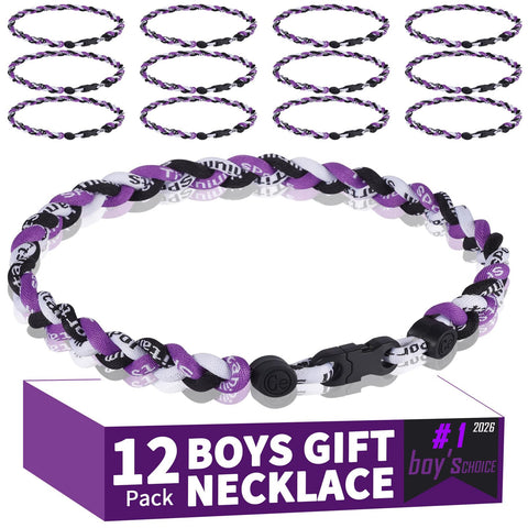 Dixlp baseball necklaces pack tornado design close-up highlighting textured braid for team pride