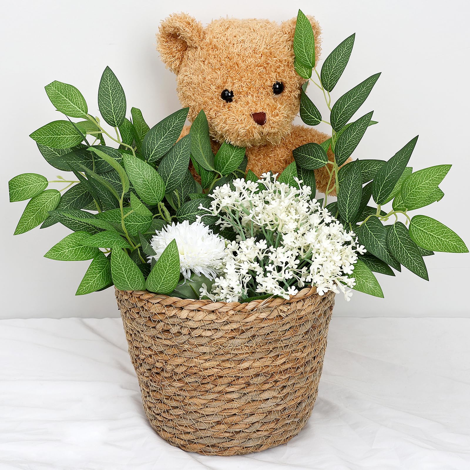 DIYDOFUN garland option with Italian ruscus for lush party decor