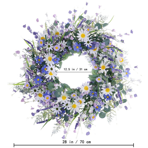 DIYFLORU outdoor display protected from rain to preserve color.