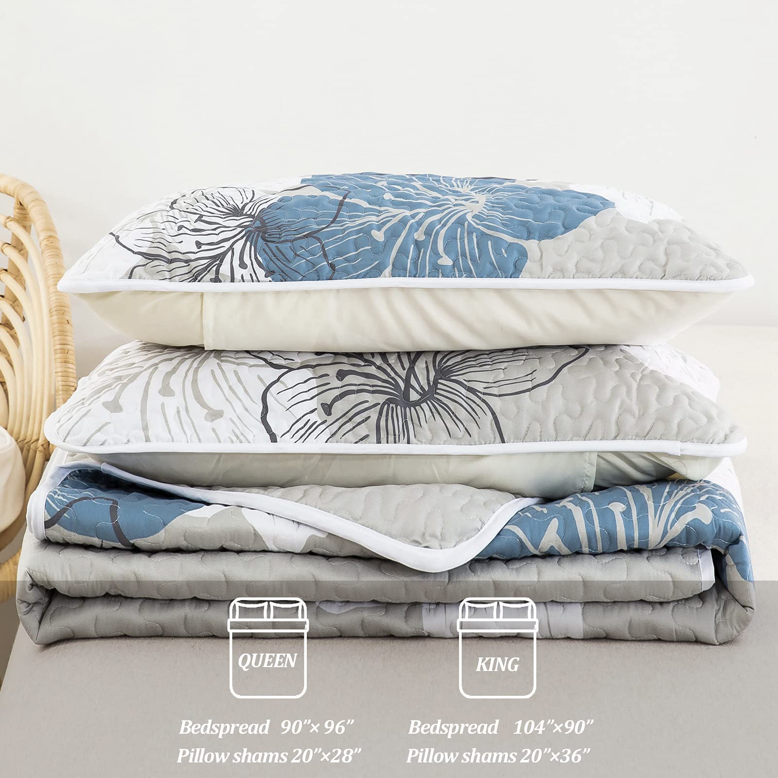 DJY king size quilt set ideal for stylish bedroom decor
