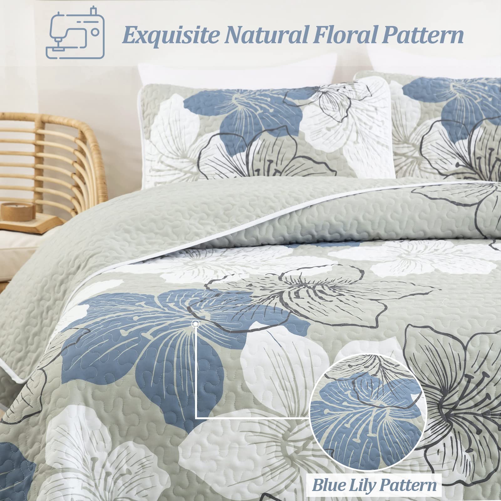 DJY lightweight microfiber fabric provides breathable all-season sleep