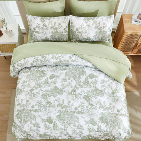 DJY Sage Green fitted sheet King ensures snug fit and easy care.