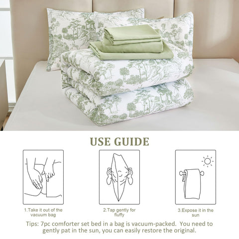 DJY Sage Green microfiber fabric delivers plush texture and year-round comfort.