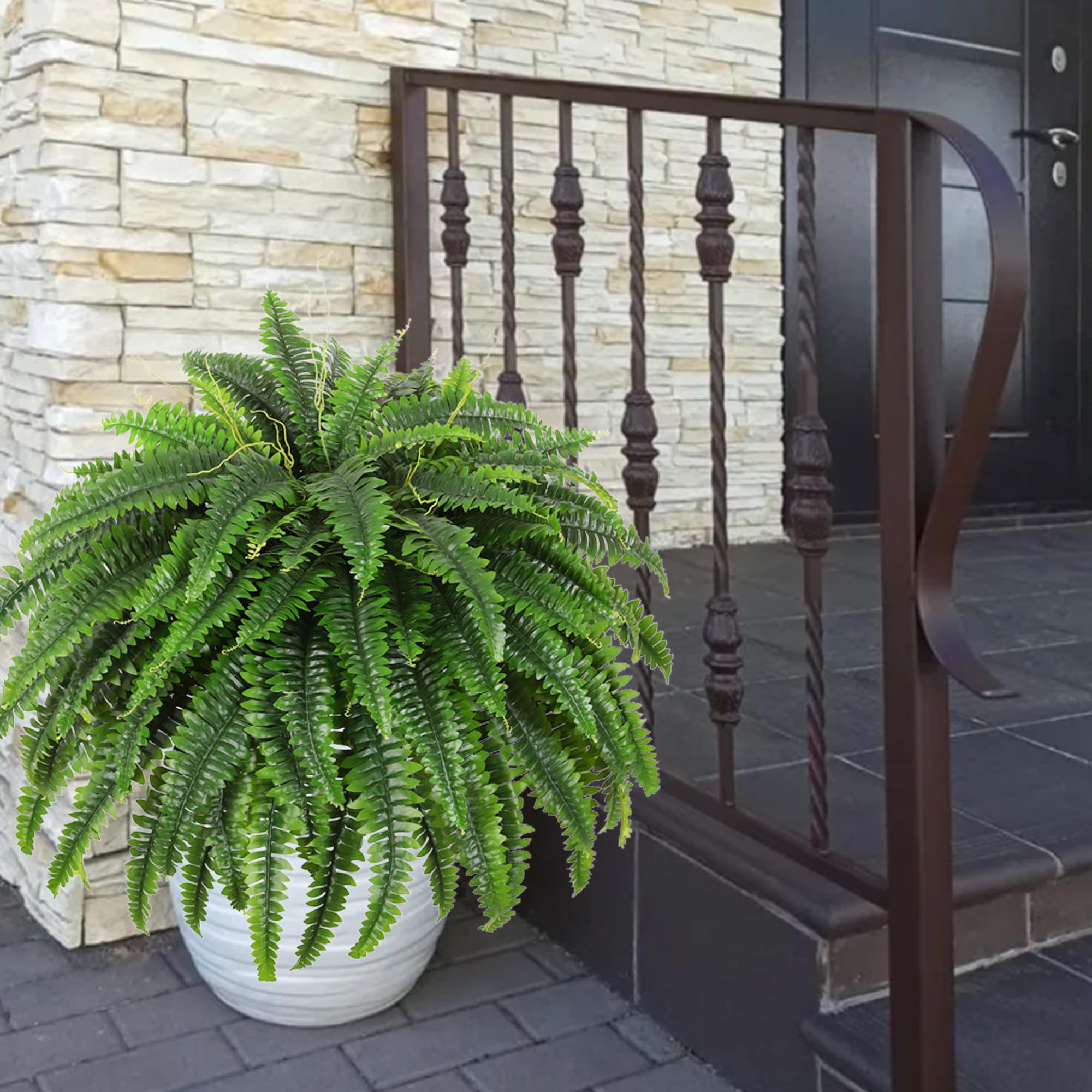 Dkaltm durable faux plant resists fading and dust for long-lasting appeal.