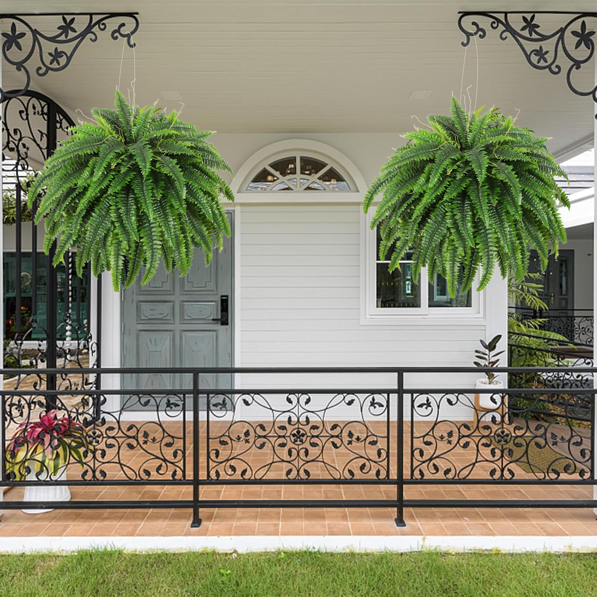 Dkaltm office decor fern adds greenery and a refreshing touch.