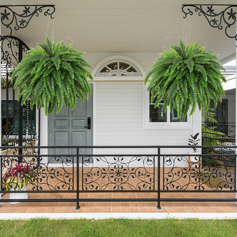 Dkaltm office decor fern adds greenery and a refreshing touch.