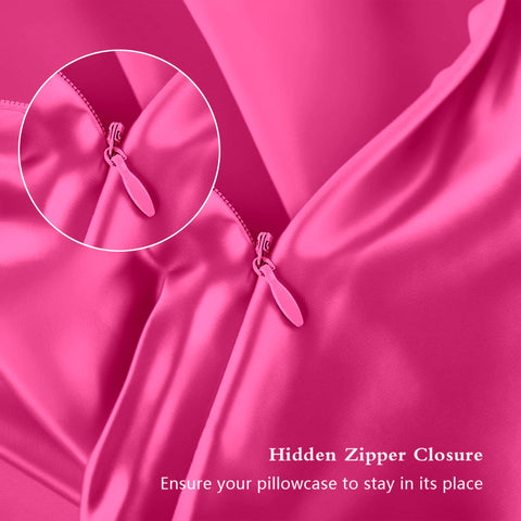 DKBslik hidden zipper pillowcase design for secure pillow fit.