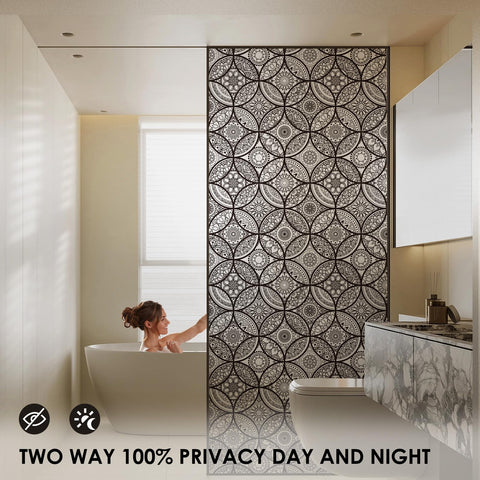 DKTIE privacy film with no glue enables easy residue-free installation
