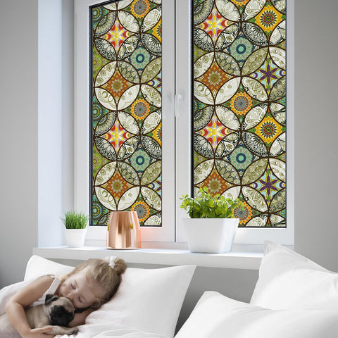 DKTIE frosted glass film softens glare while keeping light