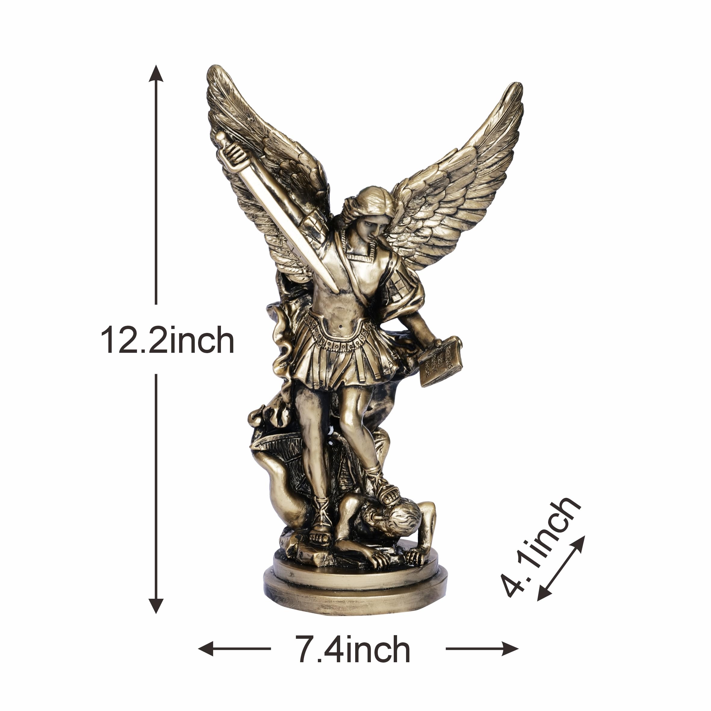 Dlfghos Archangel statue care tips; keep surface pristine with gentle cleaning.