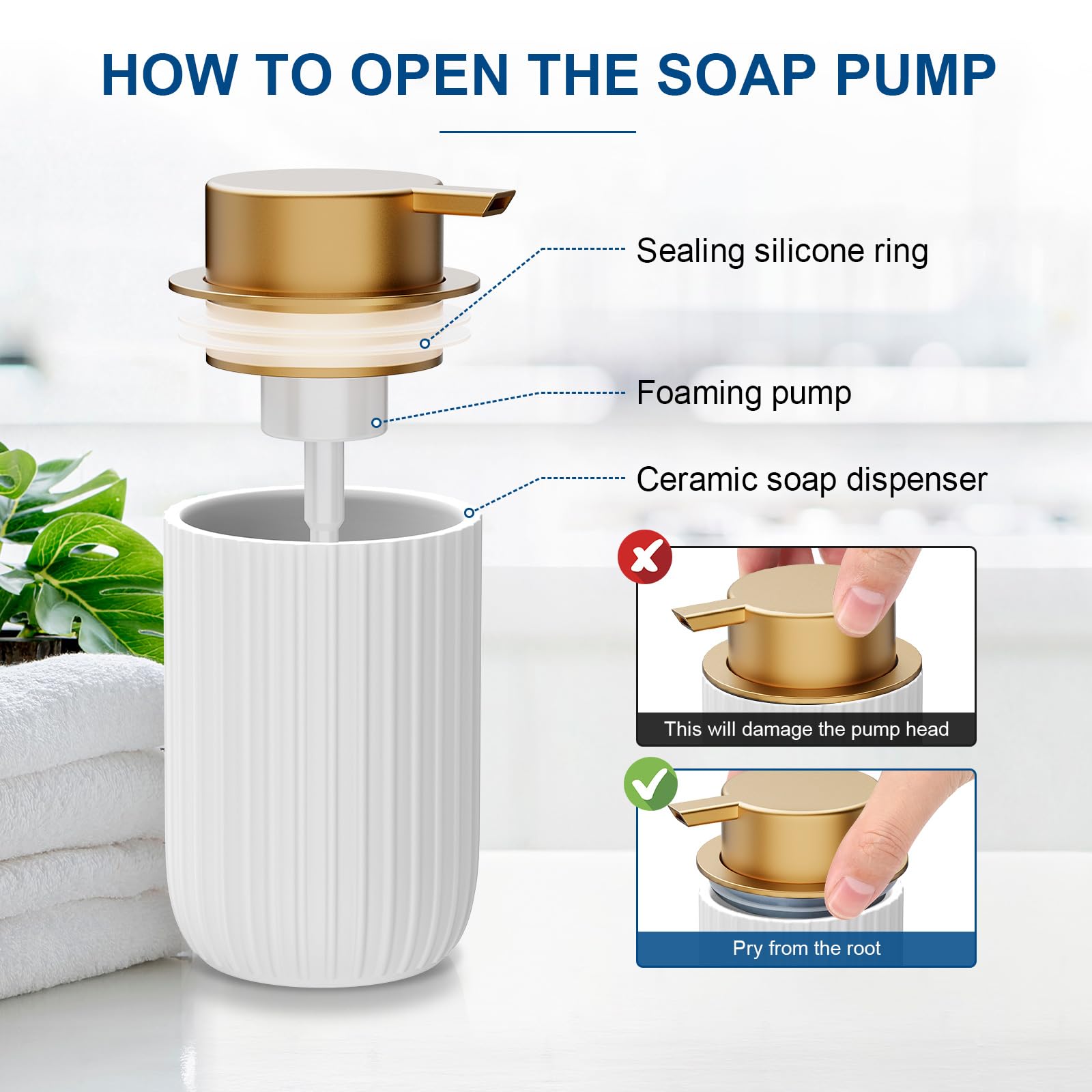 Dlirho wide-mouth refill feature for easy pouring without waste.