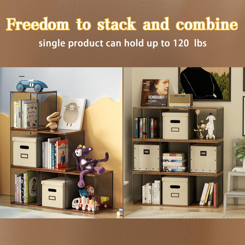 Dmevkic 3 Cube features durable iron and wood construction for lasting use.