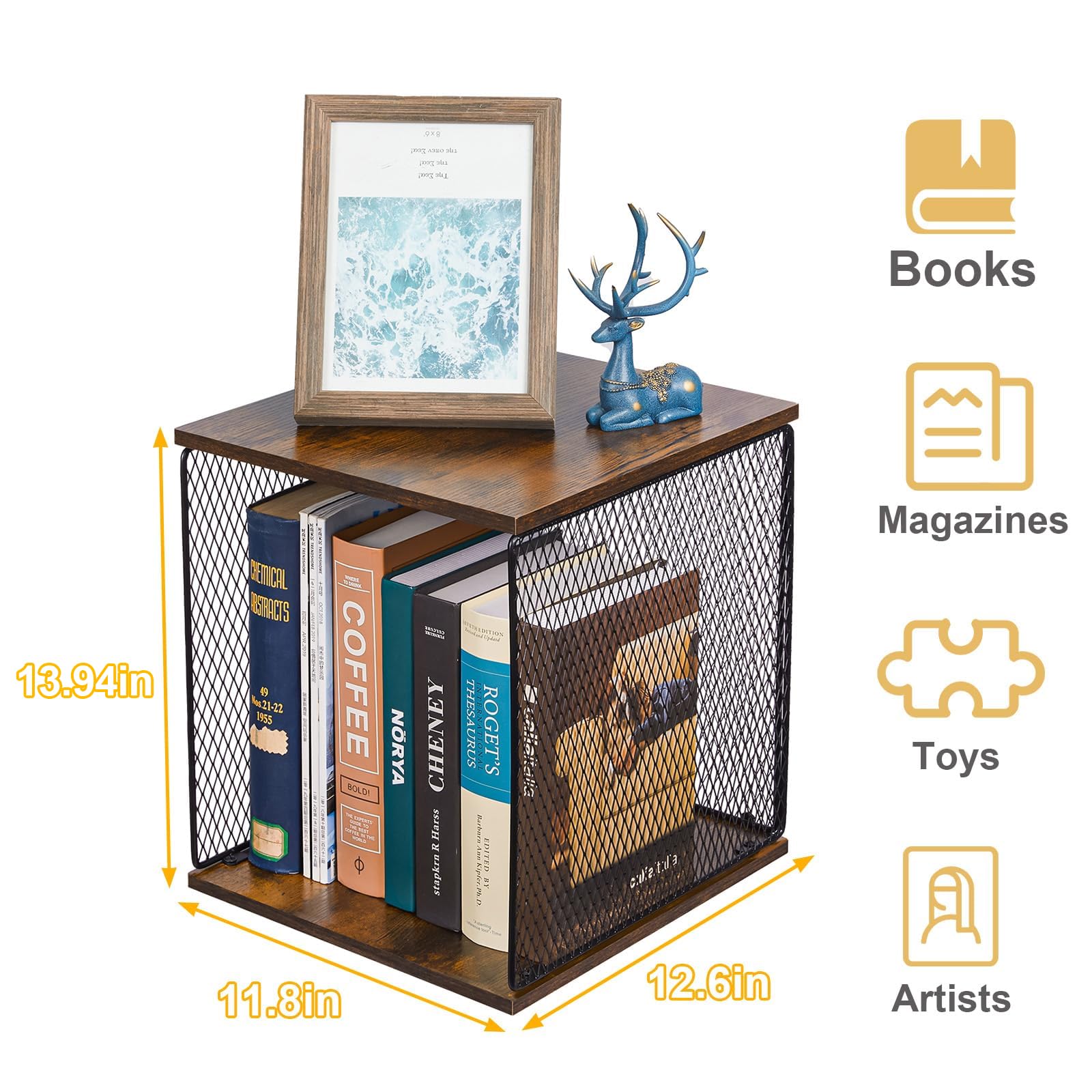 Dmevkic 3 Cube in a tidy room setup enhances storage and decor.