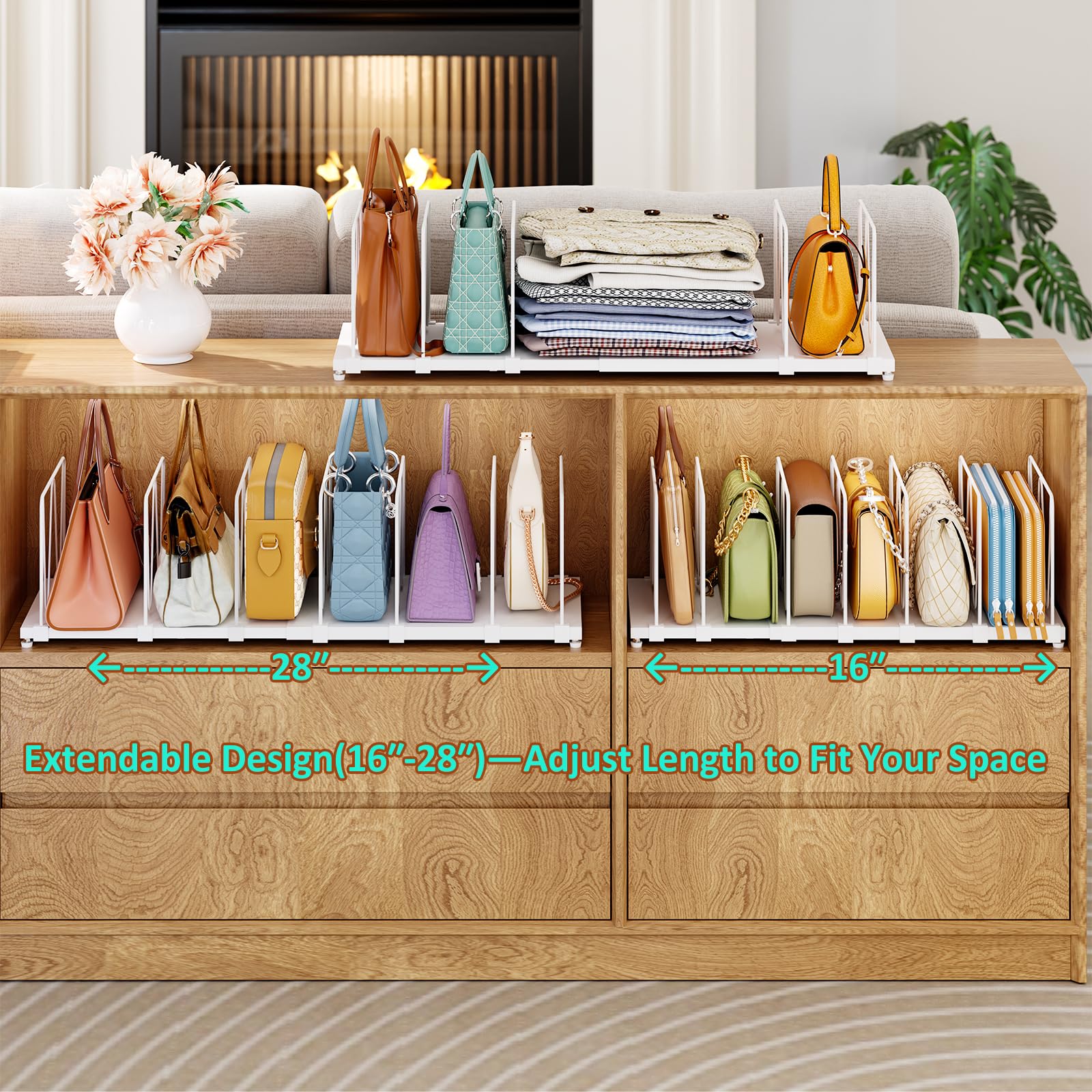 Dmevkic white-iron design blends clean style with practical organization.