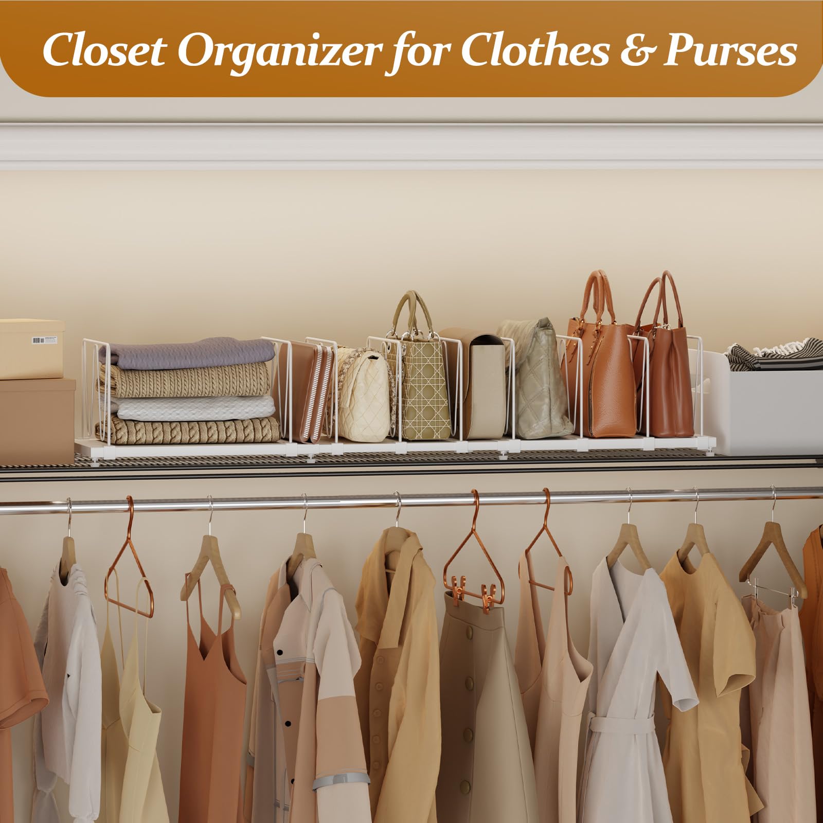 Dmevkic purse organizer extended length fits larger handbags.