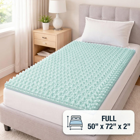DMI egg crate foam detail highlighting breathability