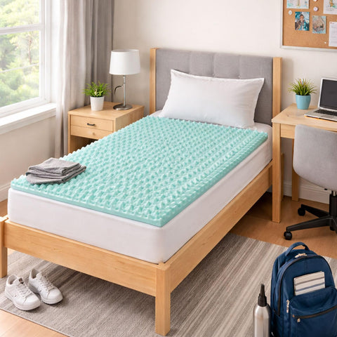 DMI Twin XL topper fits twin XL beds for easy setup
