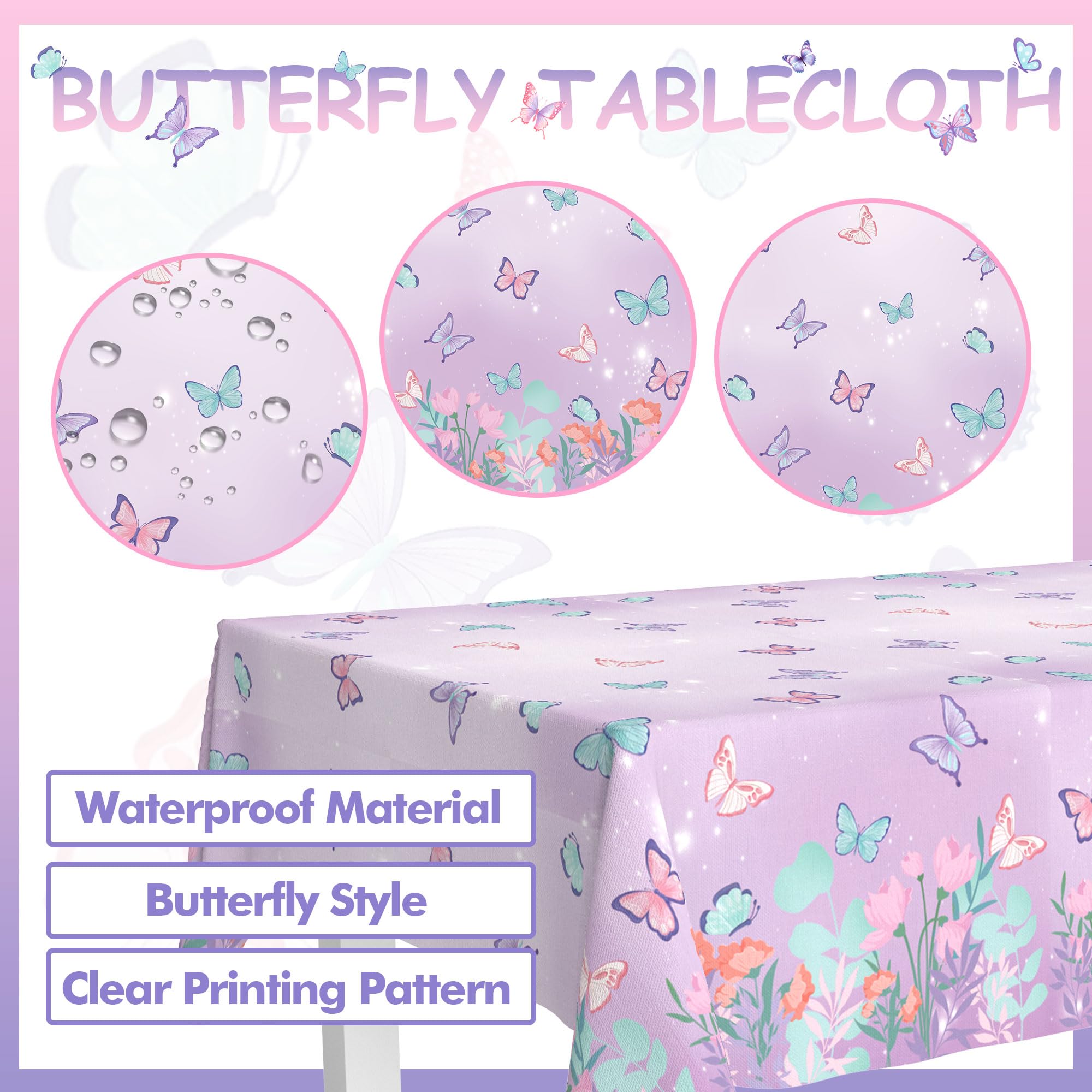DMIGHT butterfly-napkins soft texture for quick cleanup.