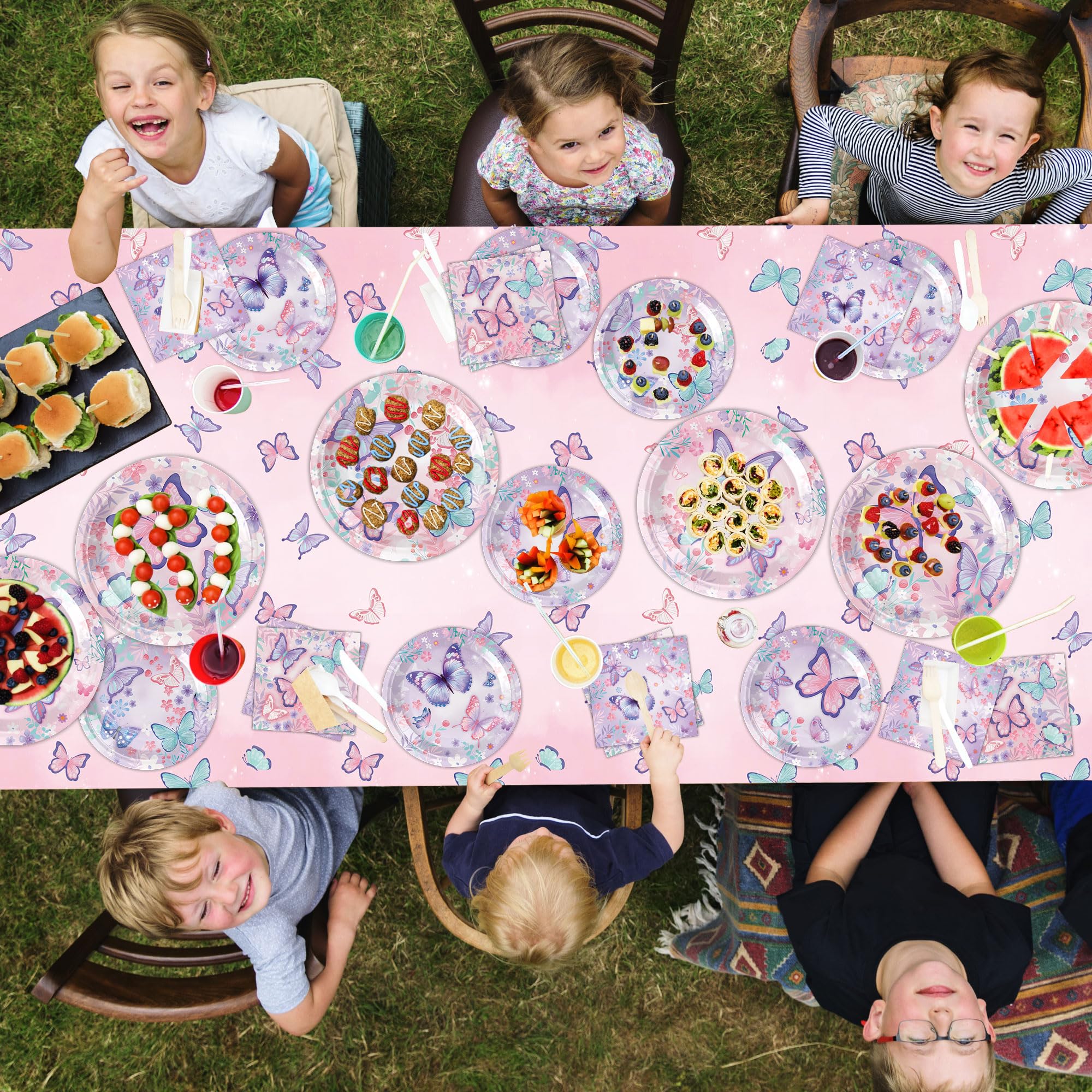 DMIGHT butterfly-tablecloth waterproof protection for cake moments.