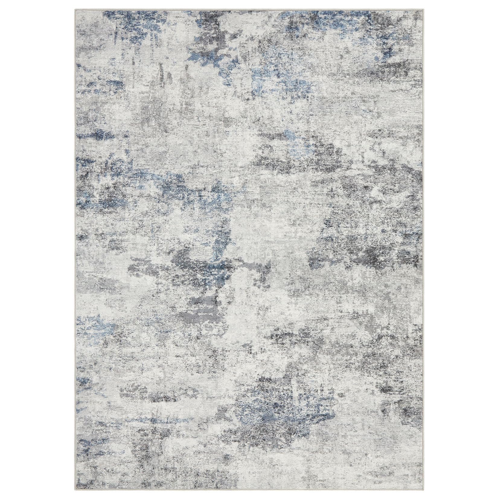 DMOYEST machine-washable rug ready for easy cleanup.
