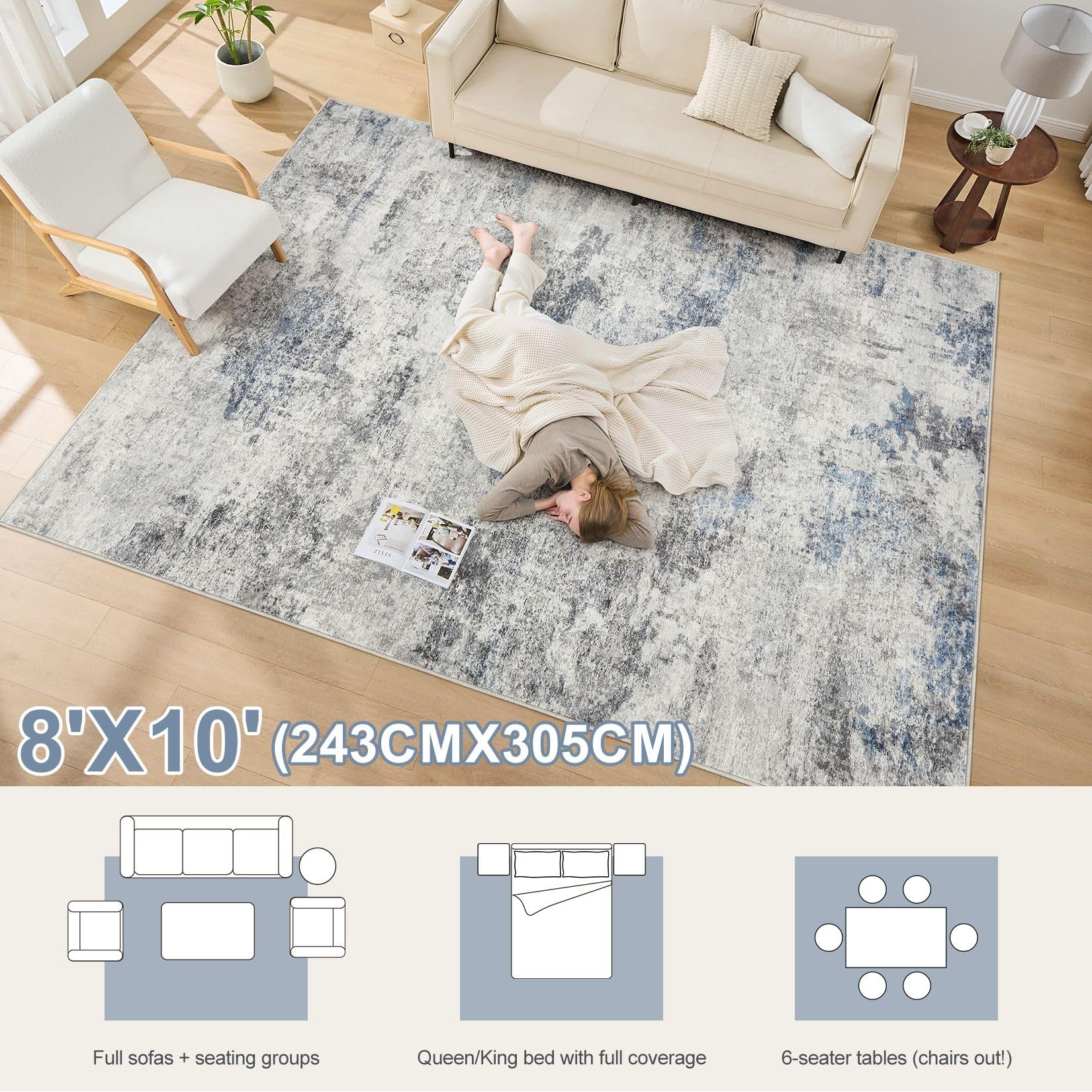 DMOYEST machine washable design for simple, quick cleaning.
