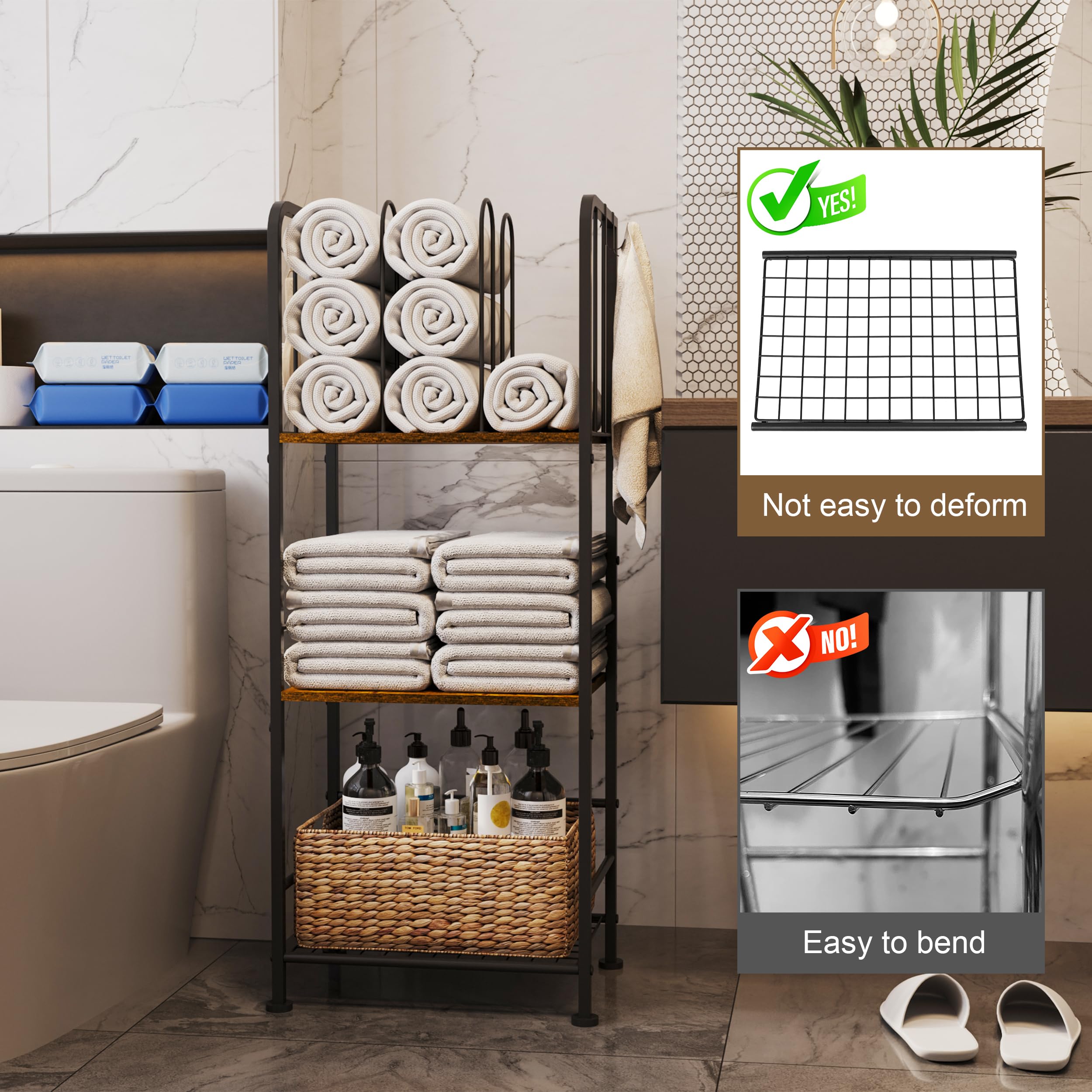 Dmticoasis towel rack suitable for bathroom and poolside storage