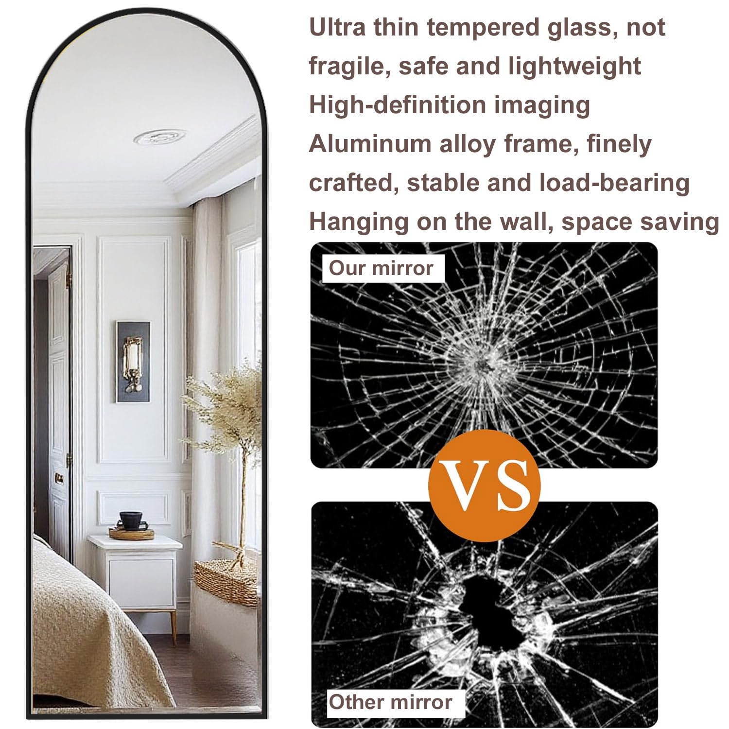 DMWOODFL aluminum frame adds a lightweight, modern touch