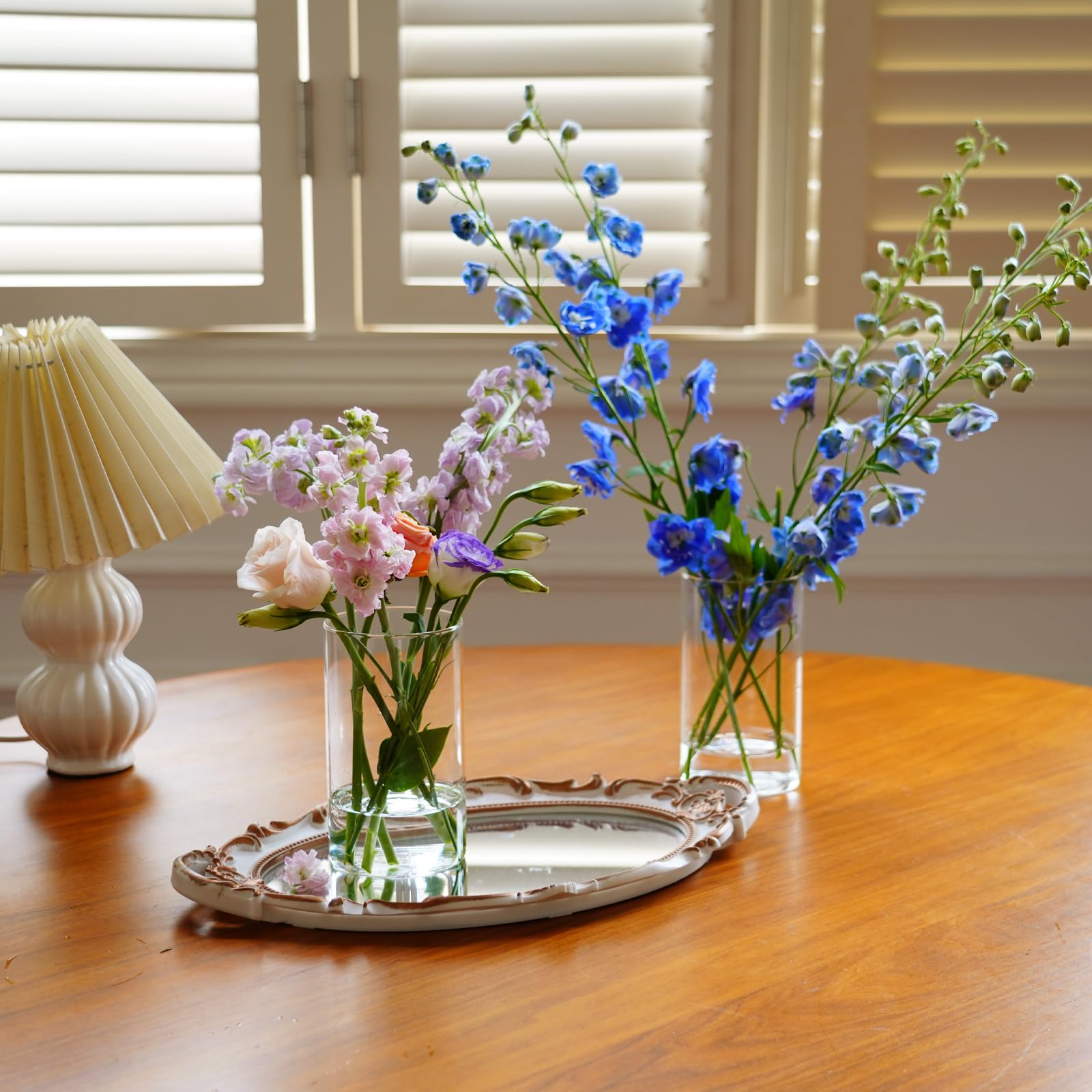 DNANAOL bulk 12-pack vases perfect for events and home decor