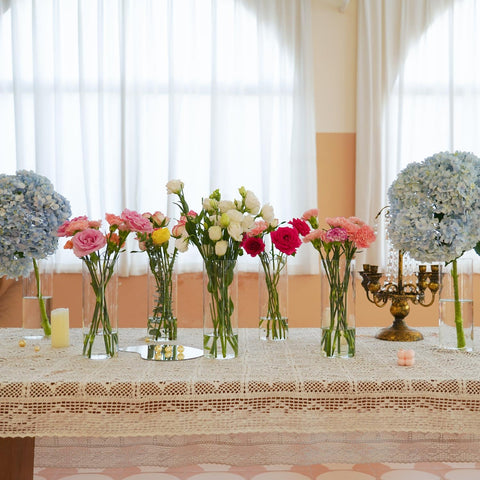 DNANAOL versatile vases suit flowers, dried stems, or candles.