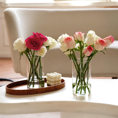 DNANAOL flower arrangement vases ideal for dried blooms and preserved plants