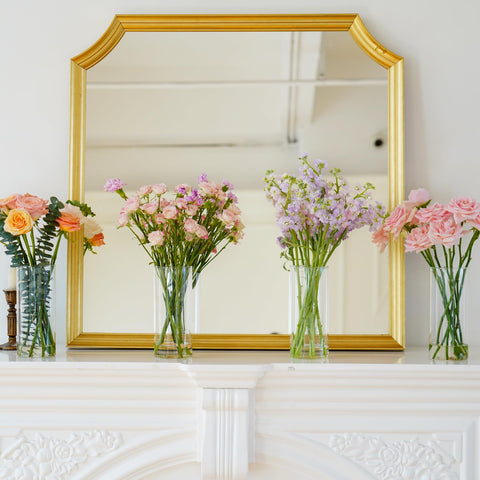 DNANAOL leak-proof sturdy base vase for daily use