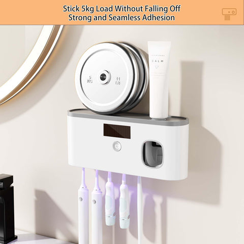 DNEXIMG family-friendly solution reduces bathroom countertop clutter.