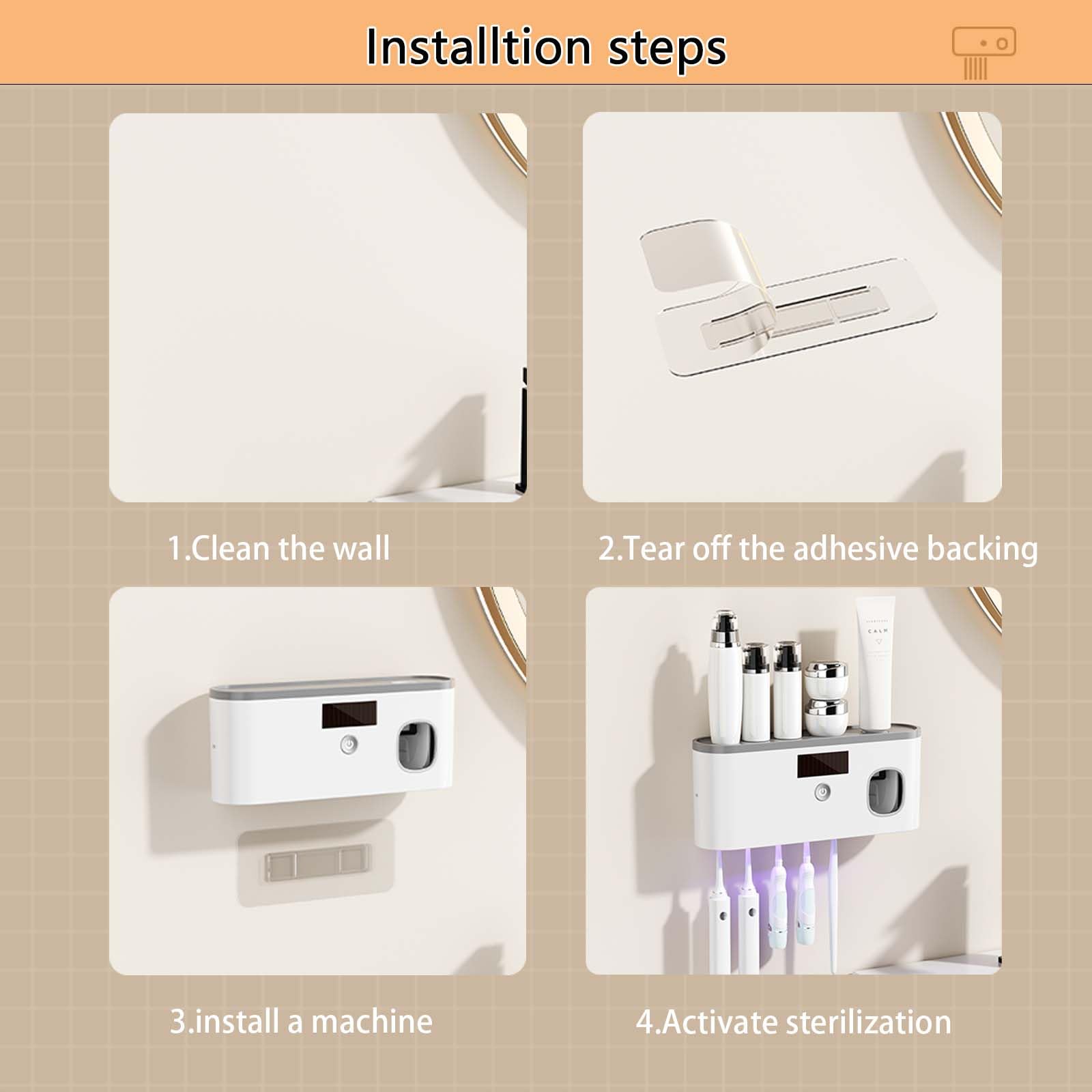 DNEXIMG toothpaste dispenser auto-squeezes the right amount every time.