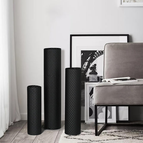 Dnnnii minimalist black cylinders complement any color scheme