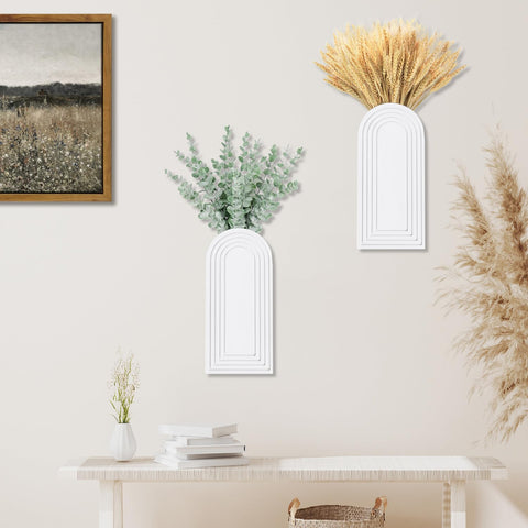 Dnnnii modern farmhouse wall decor for bathroom with plant accents