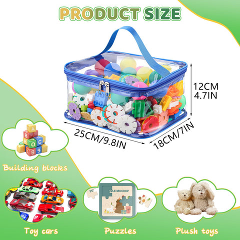 Dntorx clear PVC waterproof toy bags protecting contents from dust and moisture